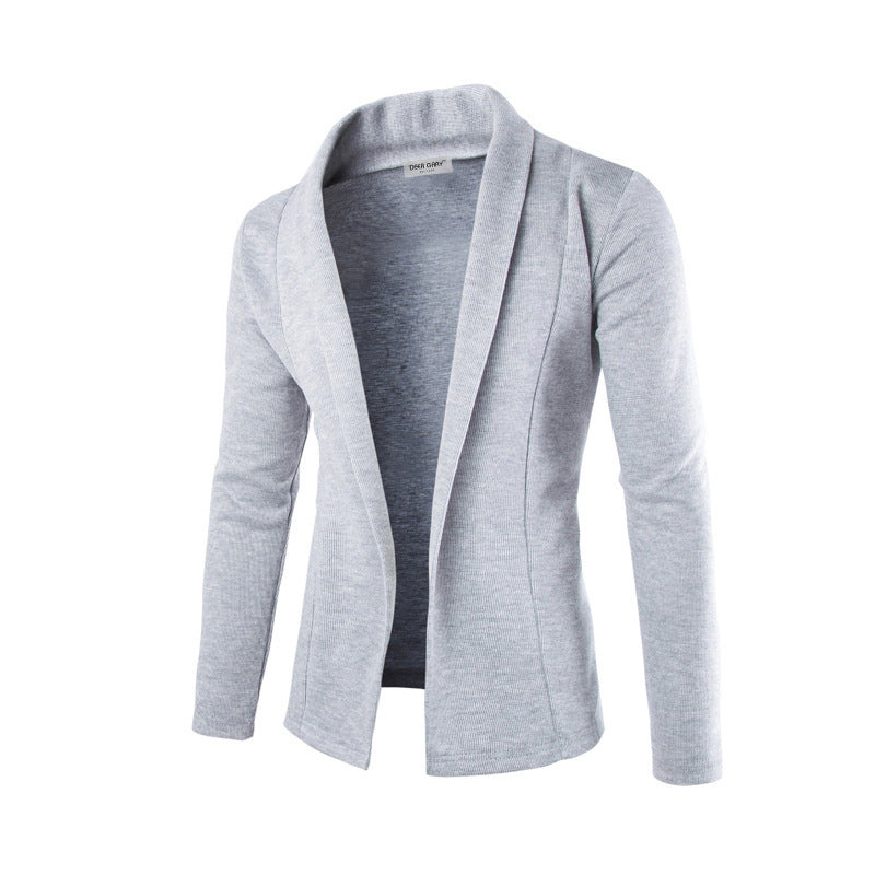 Schwarzes Herren Sakko Anzug Weste Slim Fit Modern