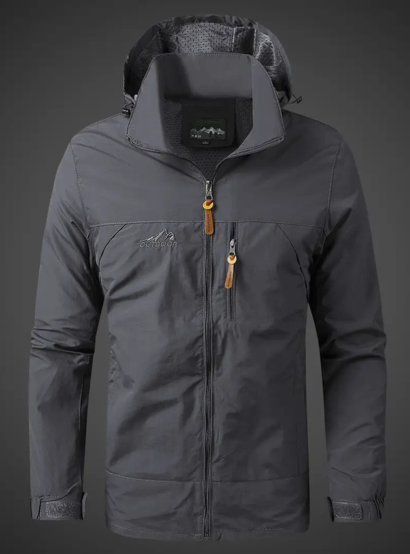 Herren Regenjacke Wasserdicht Atmungsaktiv Outdoor