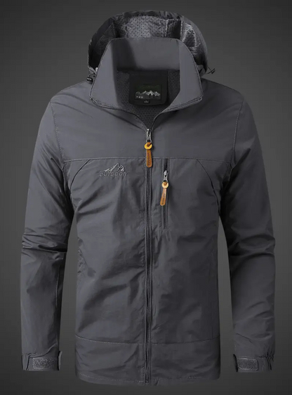 Herren Regenjacke Wasserdicht Atmungsaktiv Outdoor