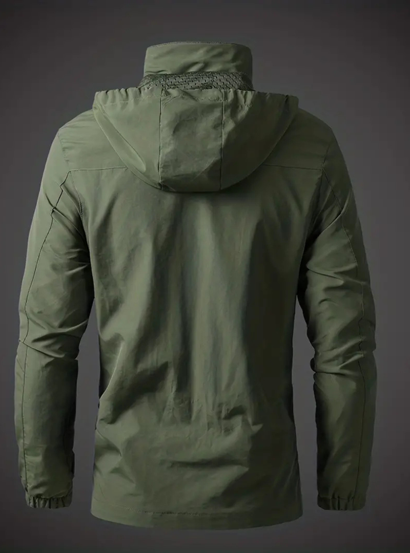 Herren Regenjacke Wasserdicht Atmungsaktiv Outdoor - BerlinGlamour