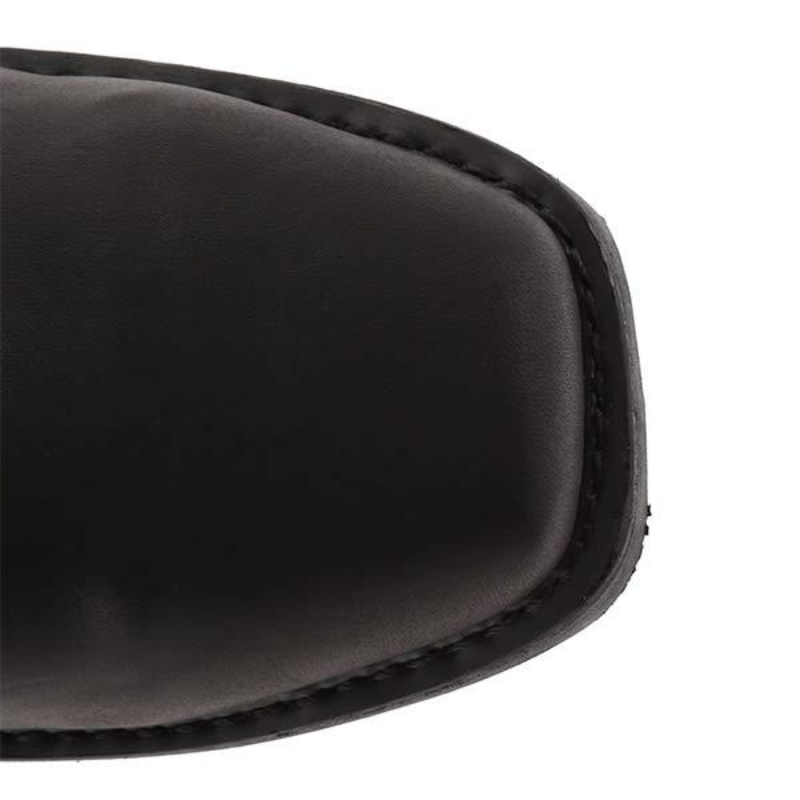Herren Stiefel Schwarze Cowboystiefel Wildleder Boots