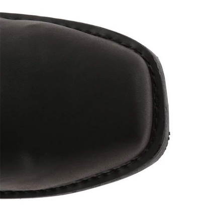 Herren Stiefel Schwarze Cowboystiefel Wildleder Boots