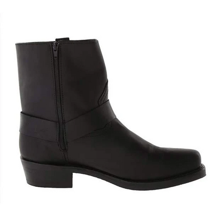 Herren Stiefel Schwarze Cowboystiefel Wildleder Boots