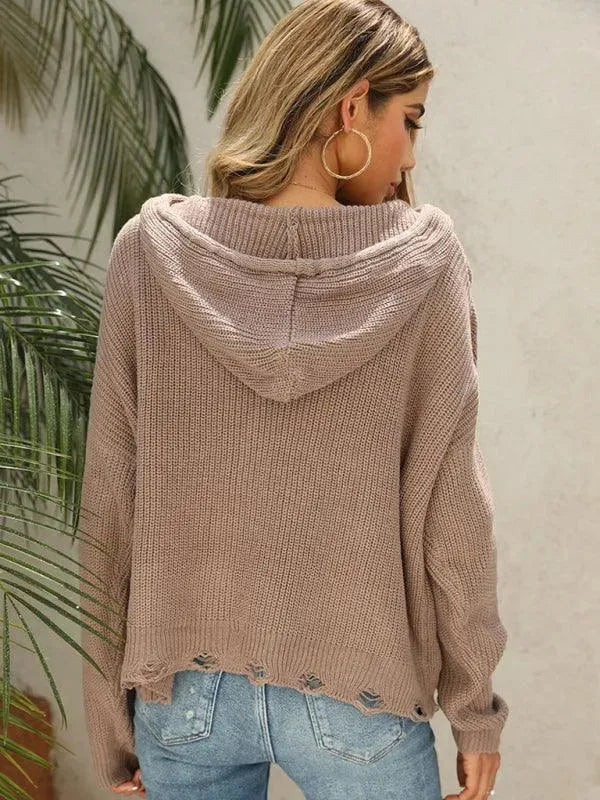 Damen Strickjacke Pullover Modern Glamour