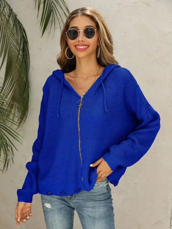 Damen Strickjacke Pullover Modern Glamour