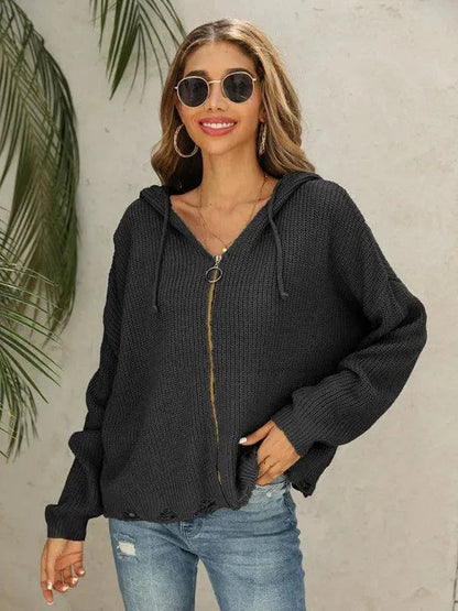 Damen Strickjacke Pullover Modern Glamour