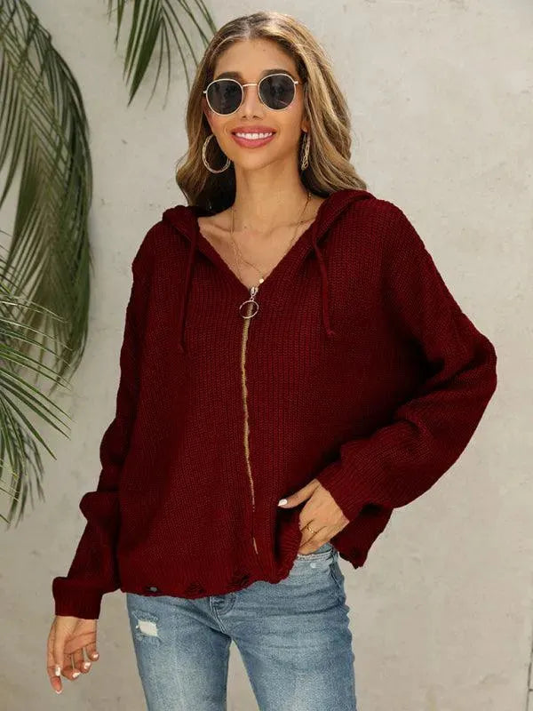 Damen Strickjacke Pullover Modern Glamour