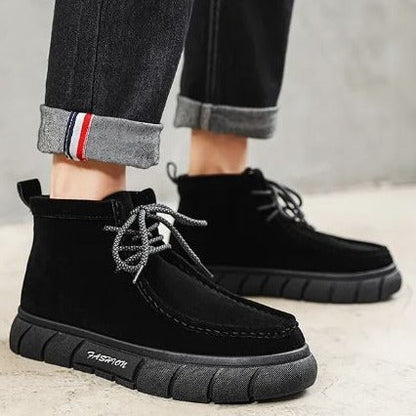 Herren Lederschuhe Retro Stil Heidi Mode