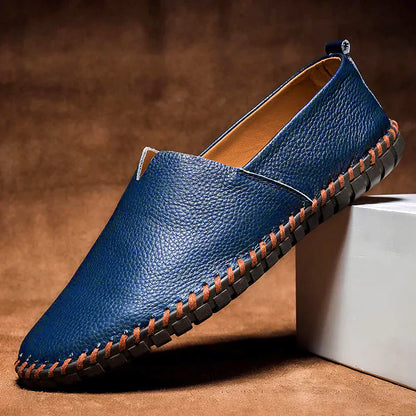 Elegante Herren Loafer aus echtem Leder Schwarz