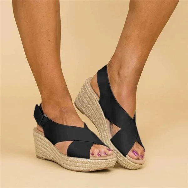 Orthopädische Keilsohlen Schuhe Damen Komfort