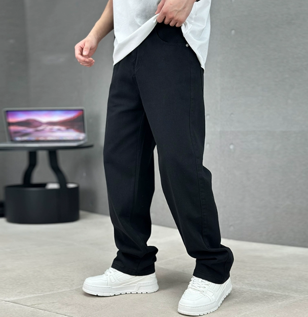 Herren Jeans Bequem Gerader Schnitt Frühling