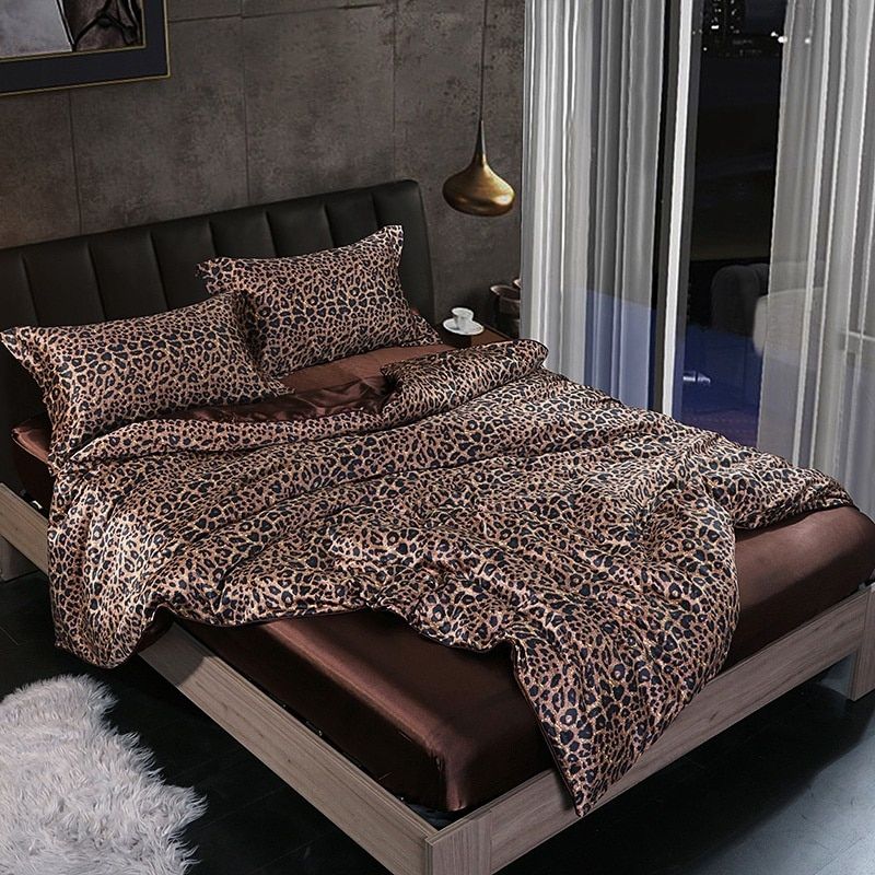 Luxus Bettwäsche Satin Set Komfortabel Weich