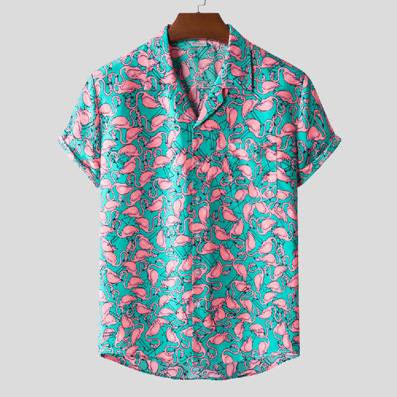 Hawaiihemd Herren Sommer Leicht Baumwolle - BerlinGlamour