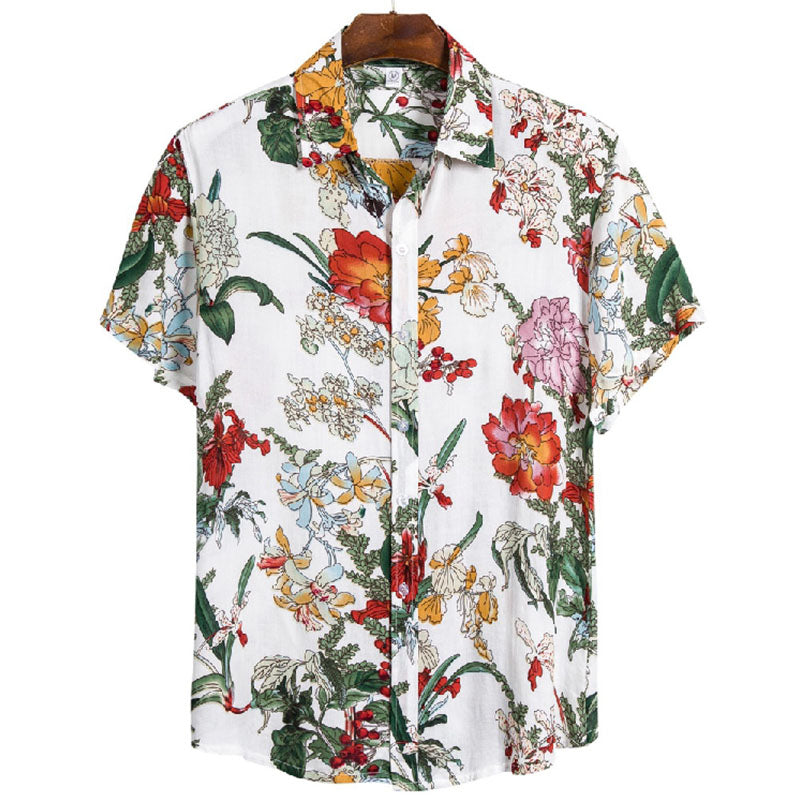 Herren-Hemd Urlaubsshirt Leger und Einzigartig - BerlinGlamour