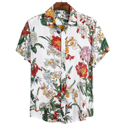 Herren-Hemd Urlaubsshirt Leger und Einzigartig - BerlinGlamour