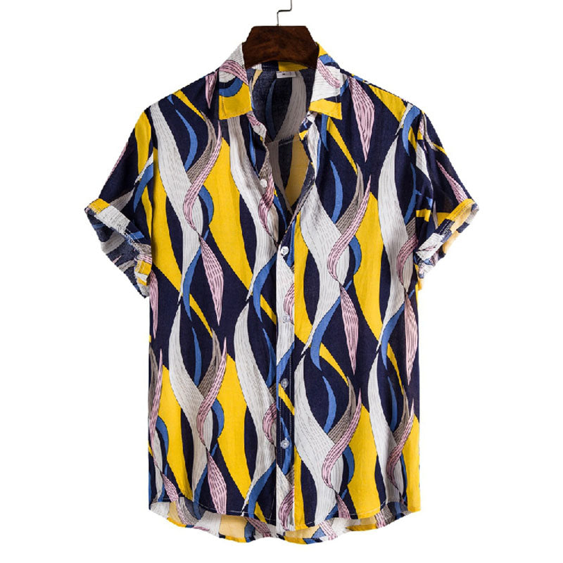 Herren Urlaubshemd Boho Style Freizeithemd Komfort - BerlinGlamour