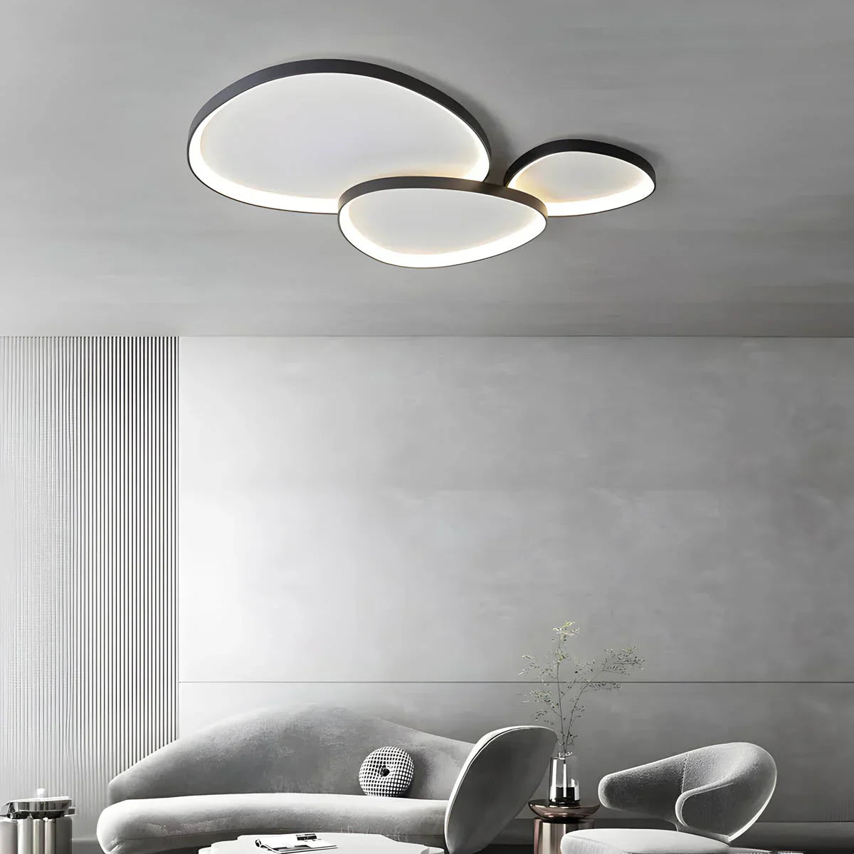 Moderne LED Deckenlampe Skandinavisch Dimmbar