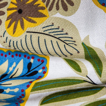 Männliche Kurzarmhemden Vintage Druck Baumwolle Modern