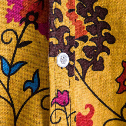Herren Kurzarm Hemd mit coolem Print