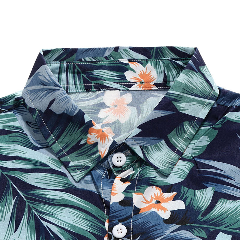Hawaii Hemd Herren Kurzarm Modern Sommer