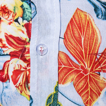 Herren Hemd Urlaubsshirt Leger mit Aufdruck