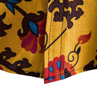 Herren Kurzarm Hemd mit coolem Print