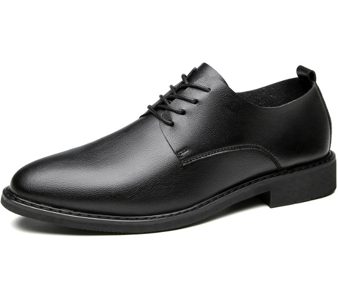 Herren Oxford Schuhe Schnürbar Frühling Schwarz - BerlinGlamour