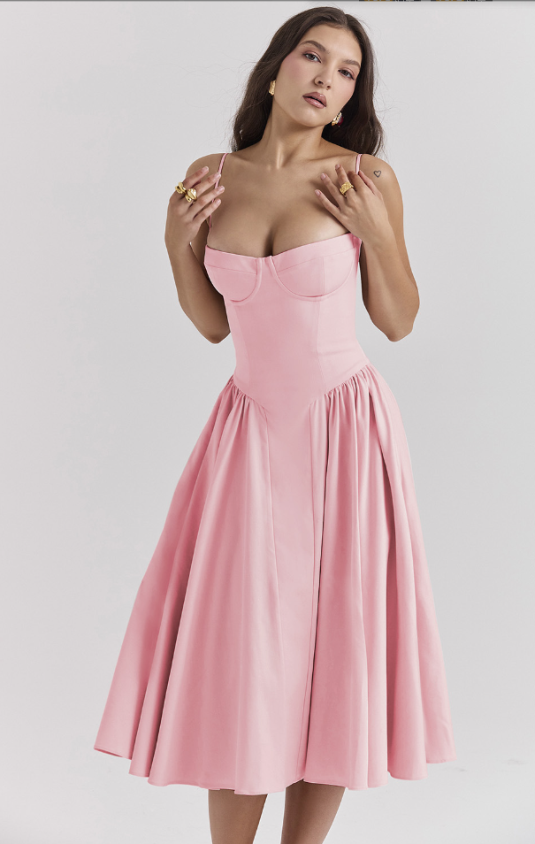Ärmelloses Damenkleid Sommer Jutte Kleid
