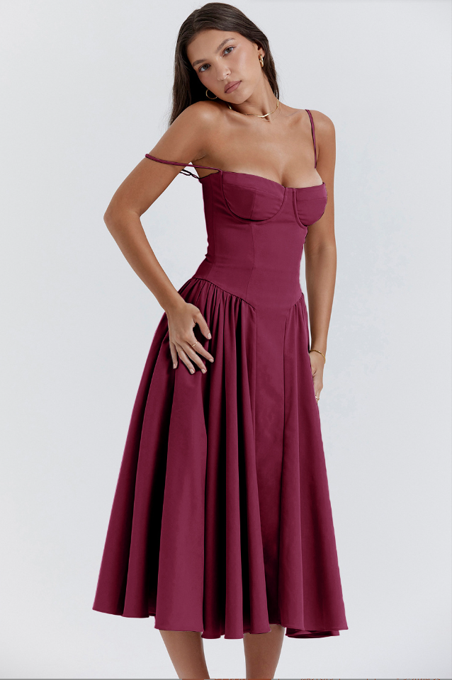 Ärmelloses Damenkleid Sommer Jutte Kleid