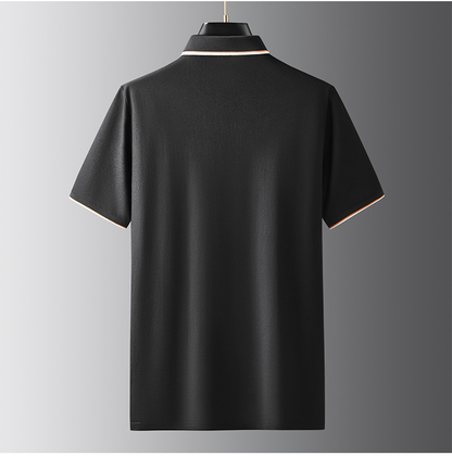 Herren Polo atmungsaktiv Elegant Bequem Luxus Qualität