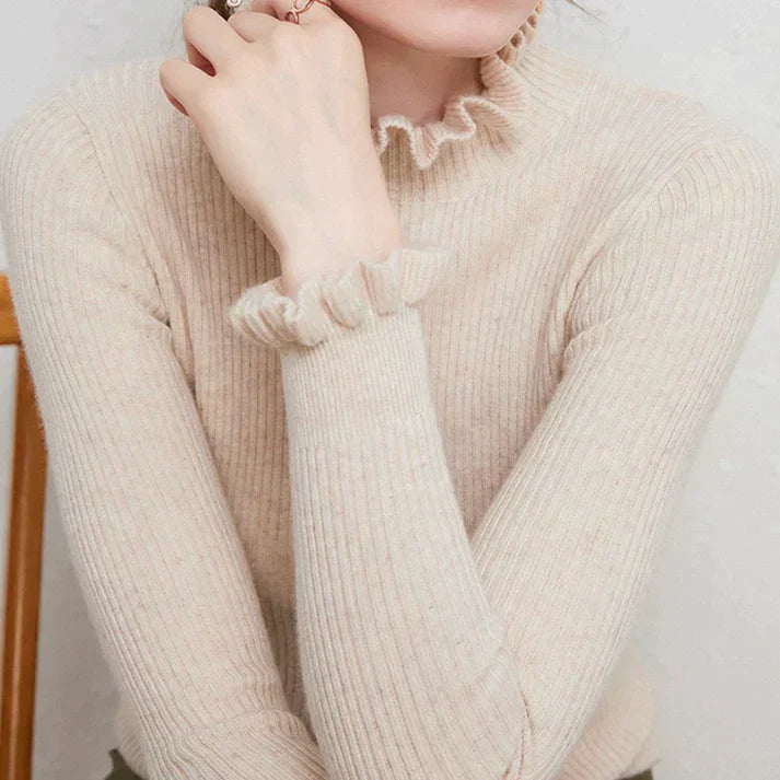 Weiche Kaschmir Rollkragen Pullover Damen - BerlinGlamour