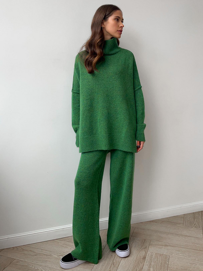 Damen Strickpullover Oversize Weich Bequem