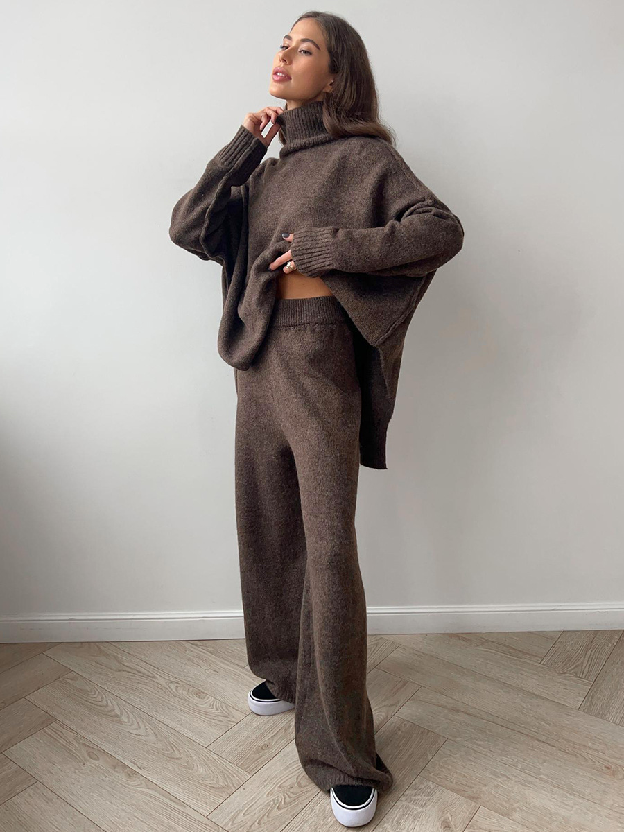 Damen Strickpullover Oversize Weich Bequem