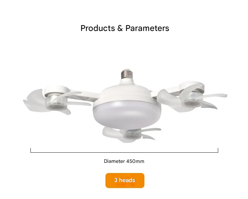 LED Deckenleuchte Kühler Lüfter Mit Fernbedienung
