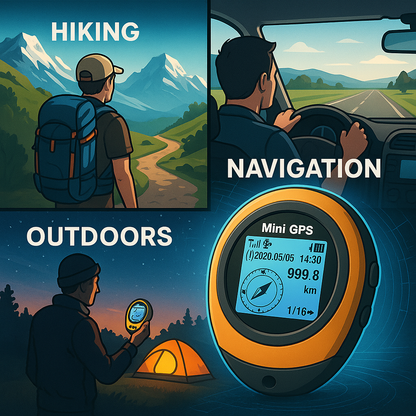 GPS Navigator Kompakt Hochpräzisionskompass Tracker Gerät