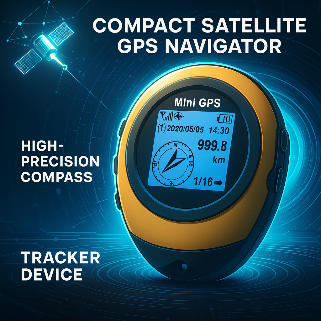 GPS Navigator Kompakt Hochpräzisionskompass Tracker Gerät