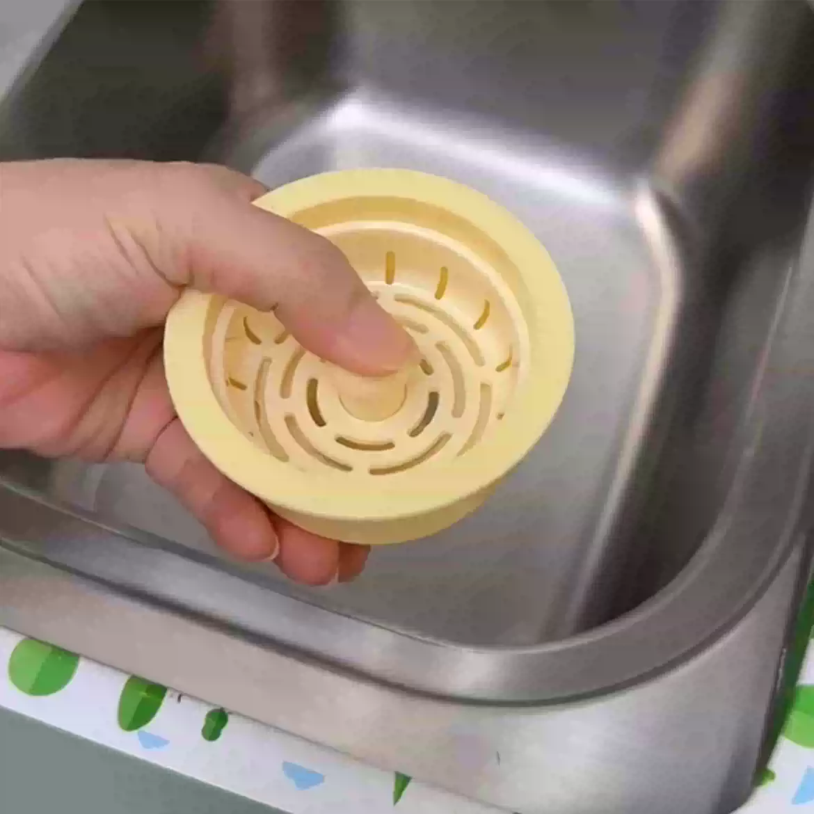 Waschbeckenfilter Abfluss Anti-Verstopfung Edelstahl