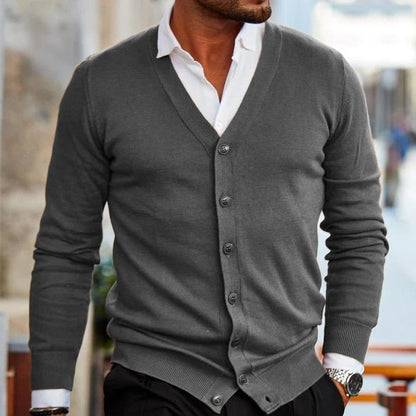 Herren Strickjacke Bequem Warm Comfort