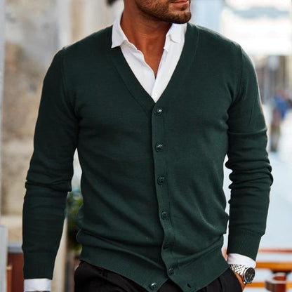 Herren Strickjacke Bequem Warm Comfort