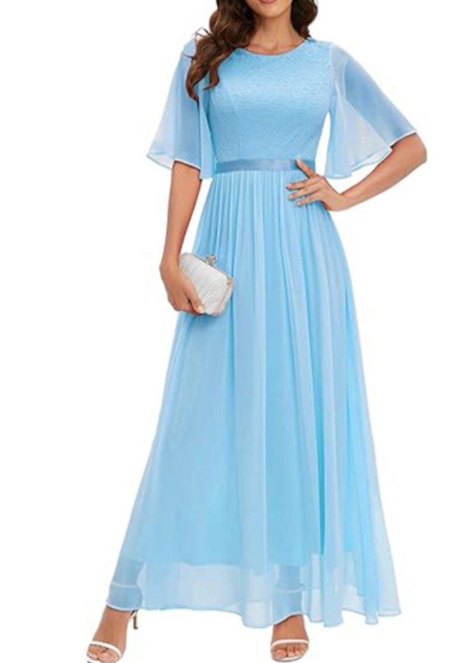 Abendkleid Isabella mit Spitze von BerlinGlamour