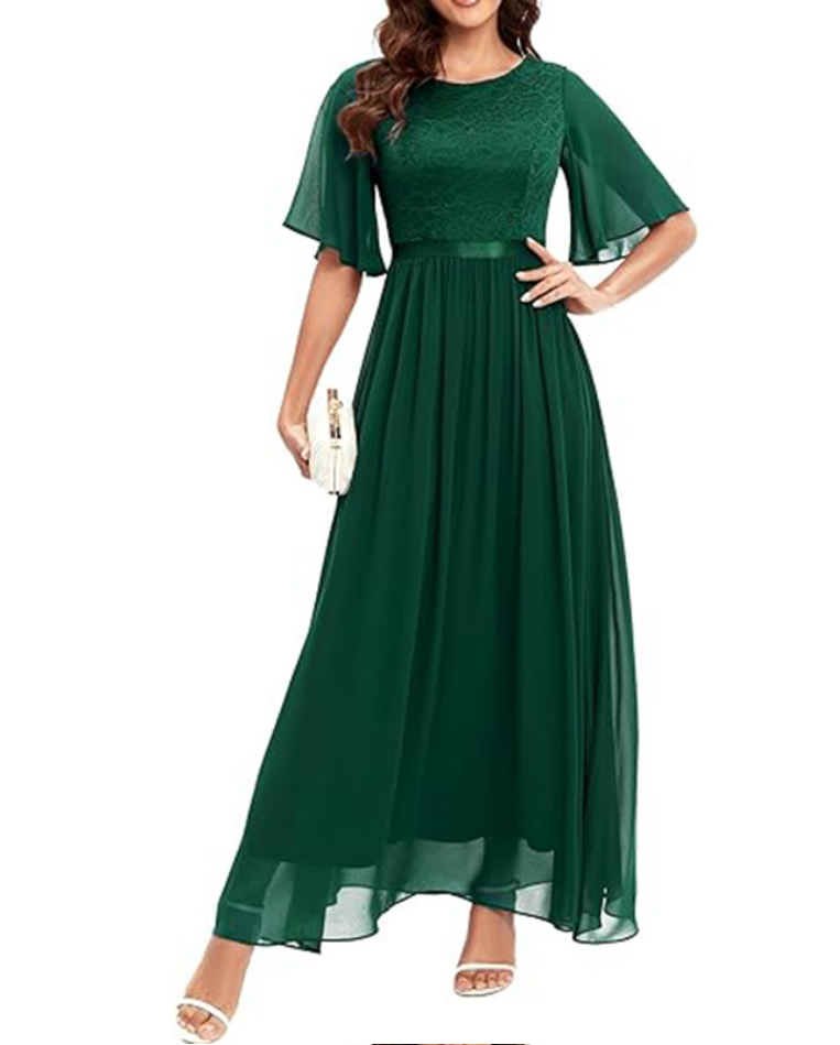 Abendkleid Isabella mit Spitze von BerlinGlamour