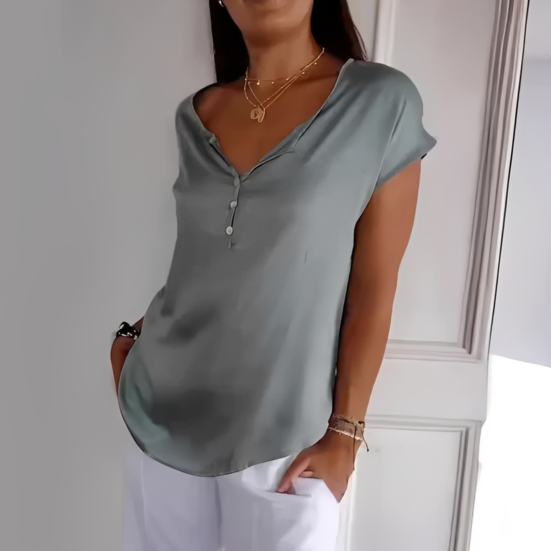 Leichtes Damen Sommeroberteil Elegantes Baumwolle