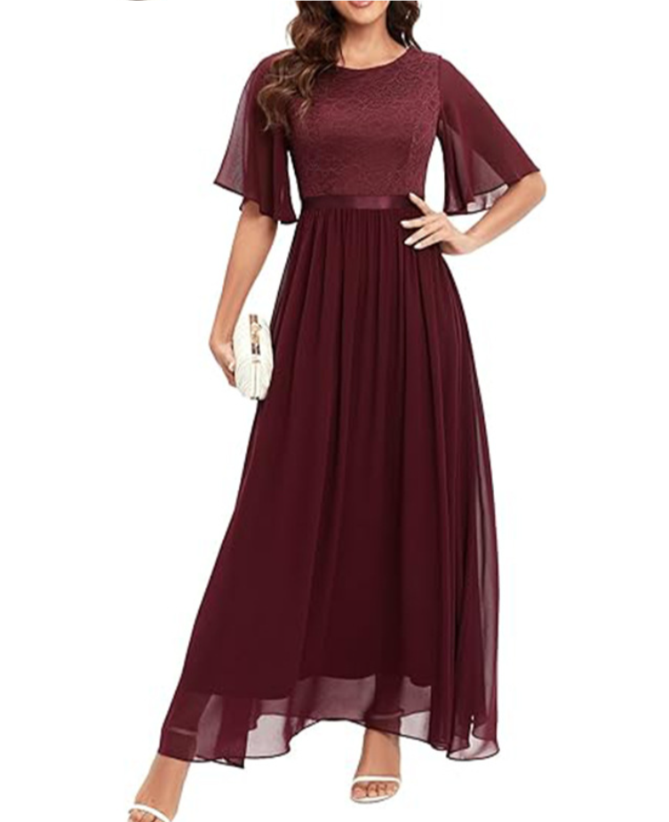 Abendkleid Isabella mit Spitze von BerlinGlamour