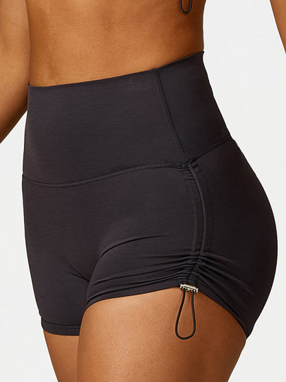 Verstellbare Sport Shorts High Waist Damen