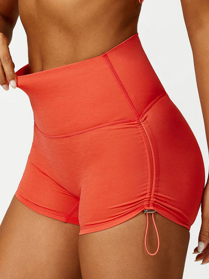 Verstellbare Sport Shorts High Waist Damen