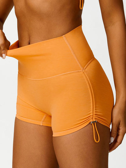 Verstellbare Sport Shorts High Waist Damen