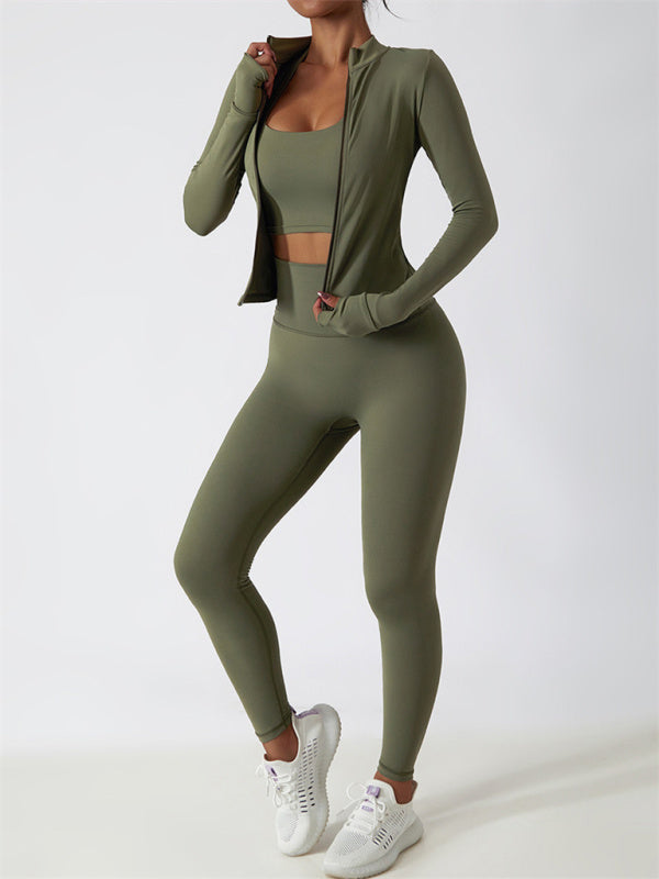Sportliche Trainingsjacke Langarm Damen