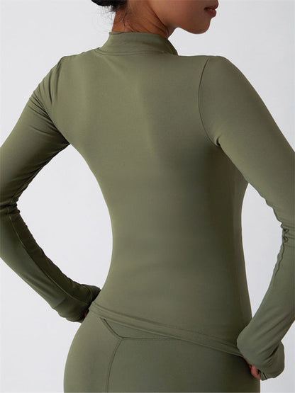 Sportliche Trainingsjacke Langarm Damen