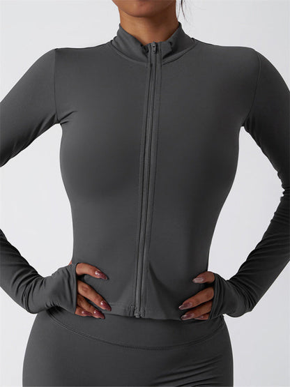 Sportliche Trainingsjacke Langarm Damen