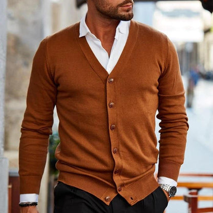 Herren Strickjacke Bequem Warm Comfort
